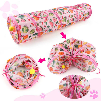 Summer Fruit Cat Tunnel