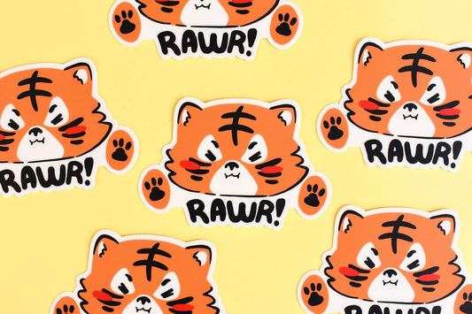 Tiger Boy Sticker