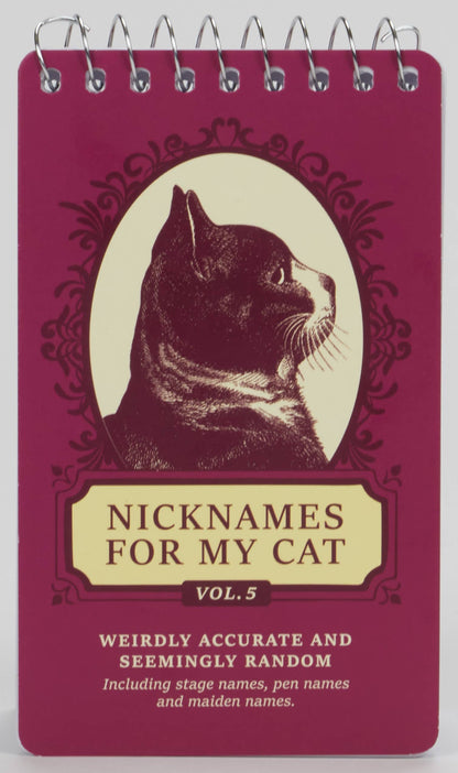 Nicknames For Cat 3x5 Spiral NB