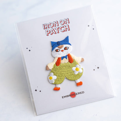 U PLUS INC - Cute Cat character Patches - Iron on Patch