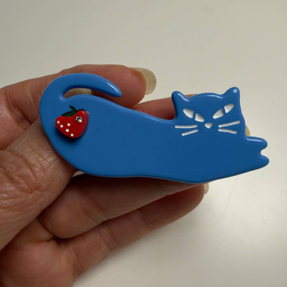 Fruit Cats Hair Clip Duo
