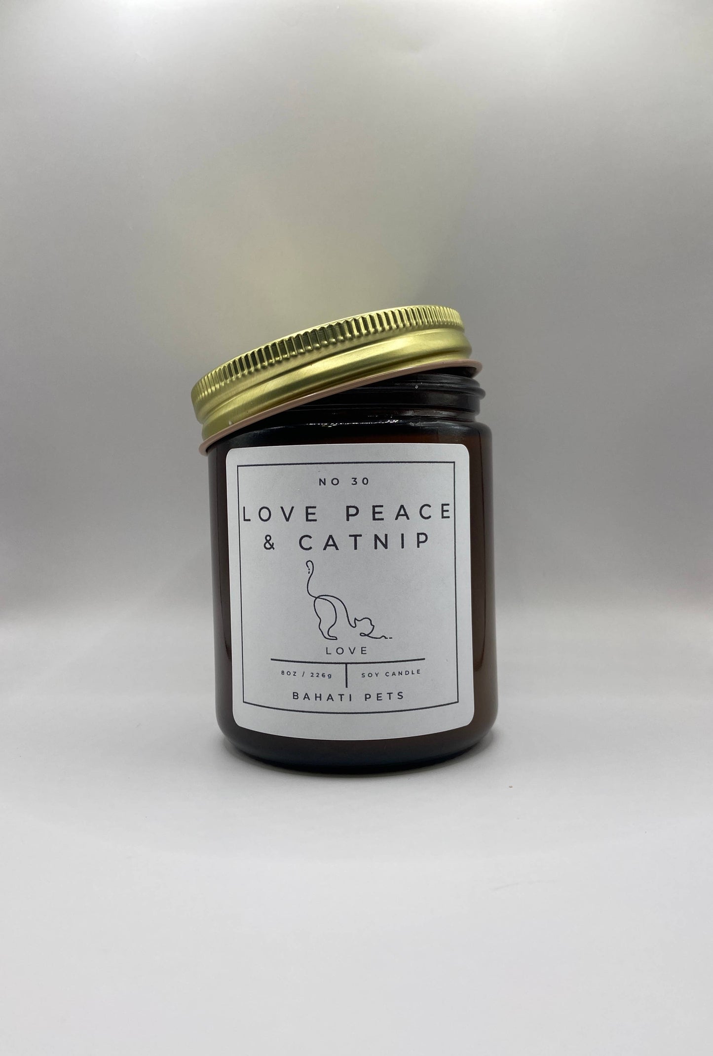 Love Peace & Catnip Candle