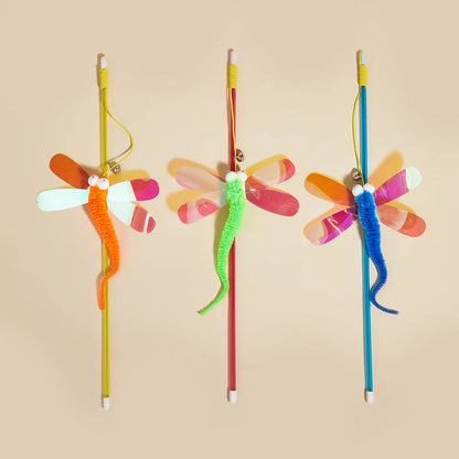Cheerhunting - Moo - Dragonfly Cat Teaser Wand