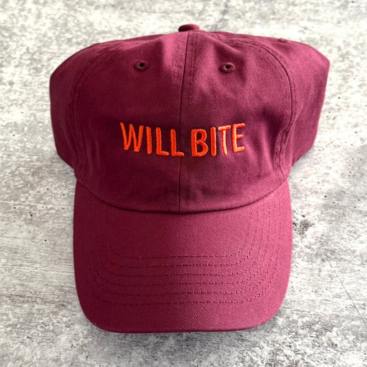 Will Bite Baseball Cap Dad Hat