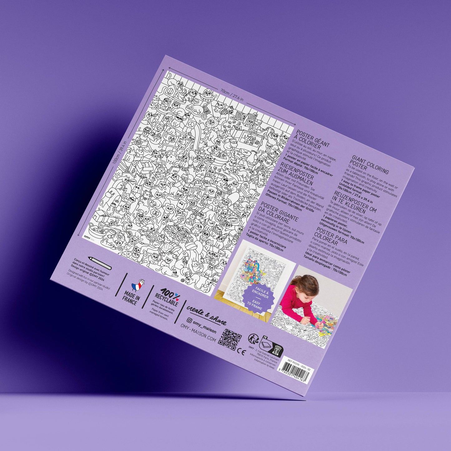 OMY - Kitty - Giant poster