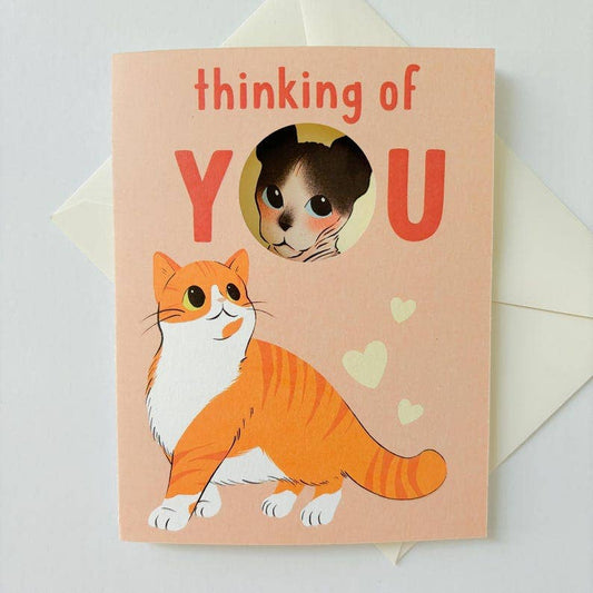 Thinking of You (Naked) A2 Greeting Card