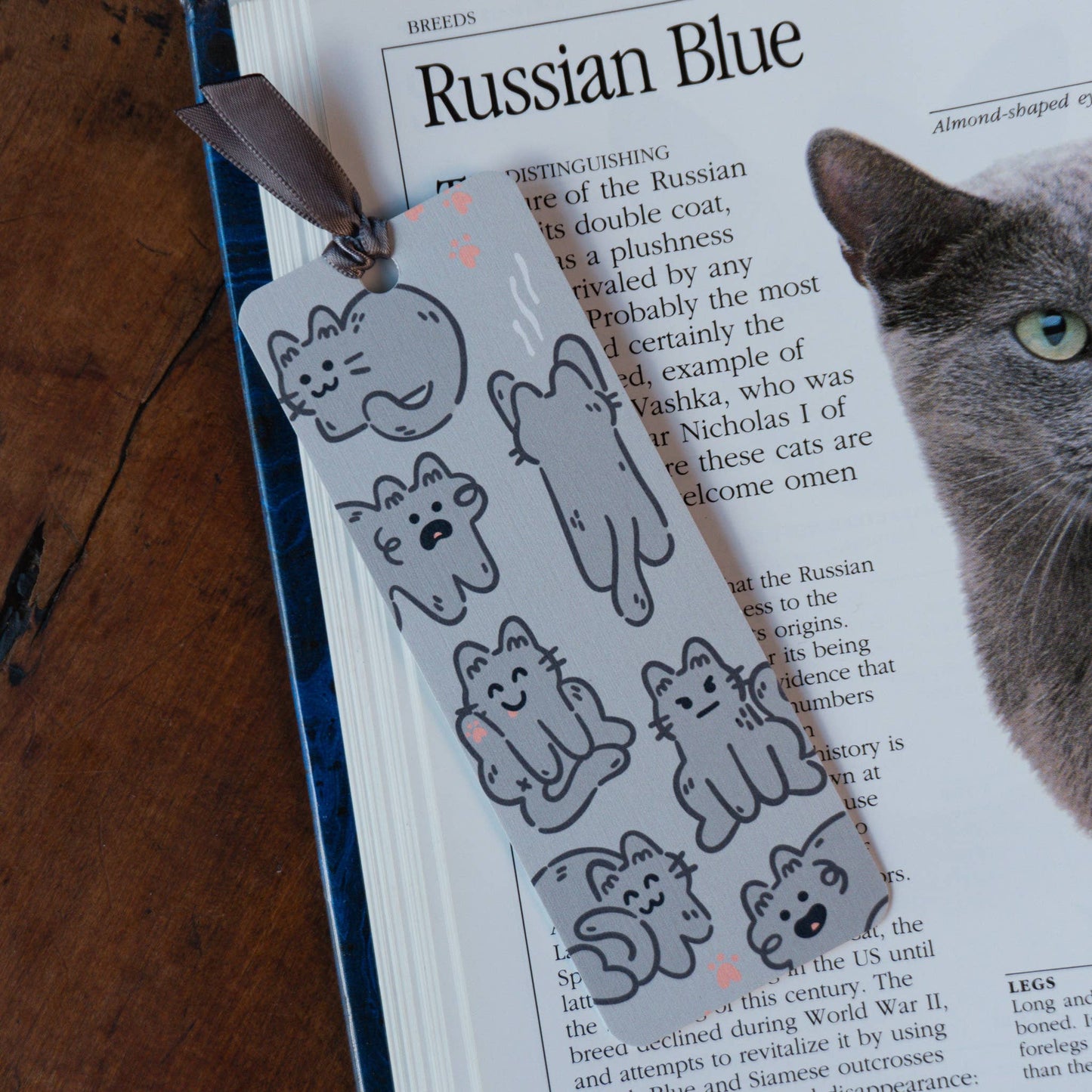 Grey Cats Bookmark