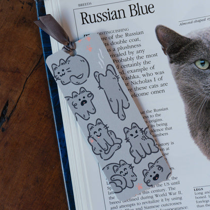 Grey Cats Bookmark