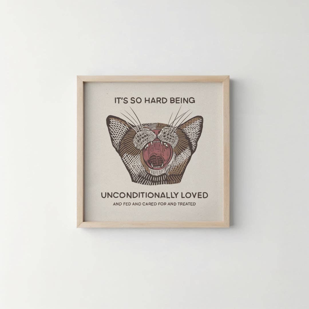 Jesse Jarldane Art - It's so Hard to be Loved 6x6