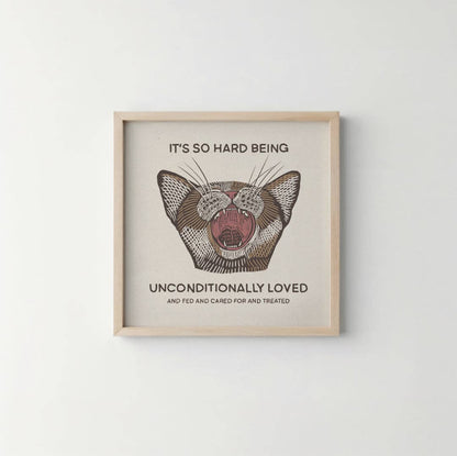 Jesse Jarldane Art - It's so Hard to be Loved 6x6