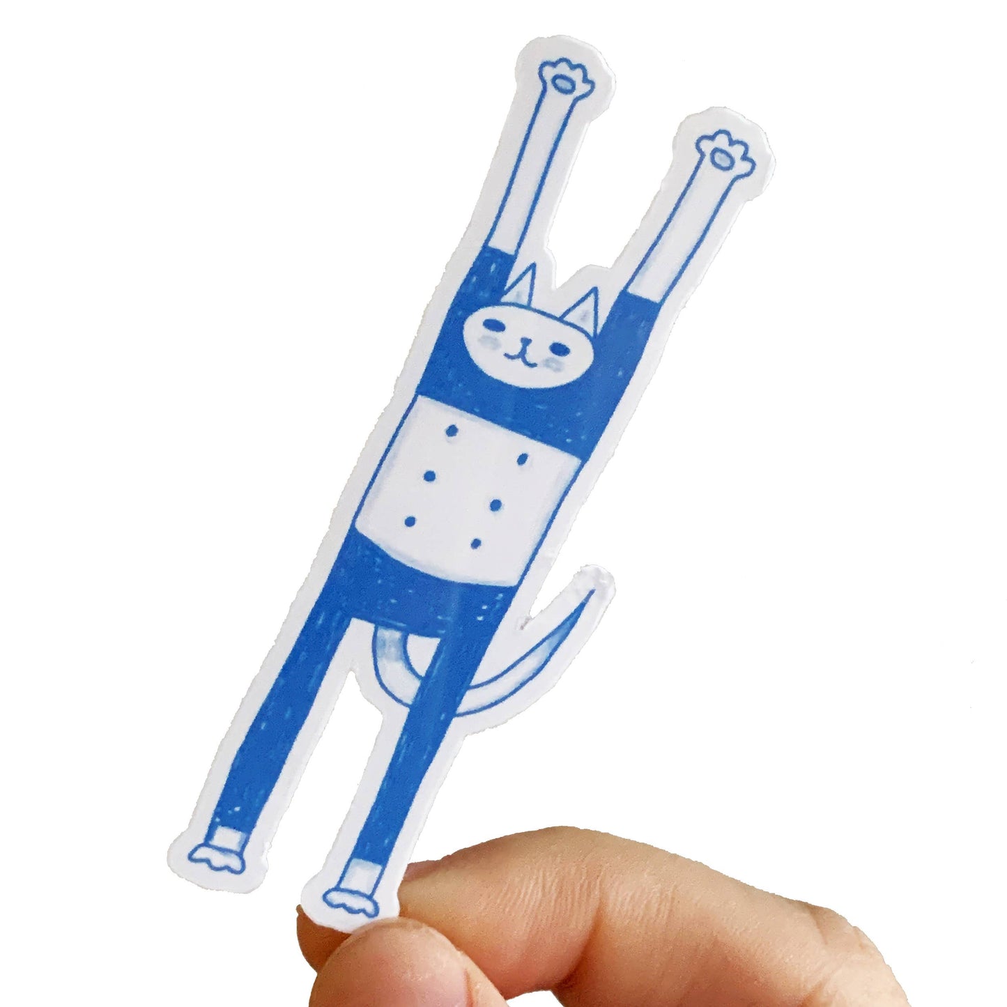 Party Boy Cat - Waterproof Sticker