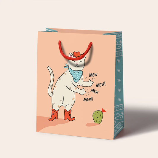 Seltzer Goods - Cowboy Kitty Gift Bag