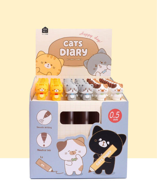 Cat Diary Gel Pen