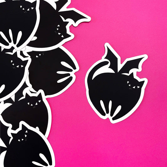 Bat Cat Vinyl Sticker
