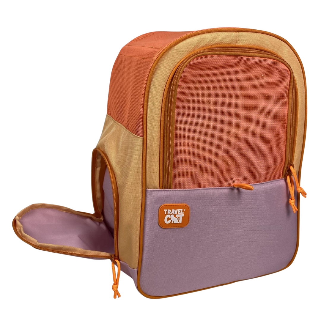 "The Explorer" Cat Backpack - Sunset Pink