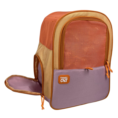 "The Explorer" Cat Backpack - Sunset Pink