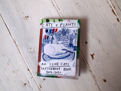 Cats and Plants Sketchbook Book