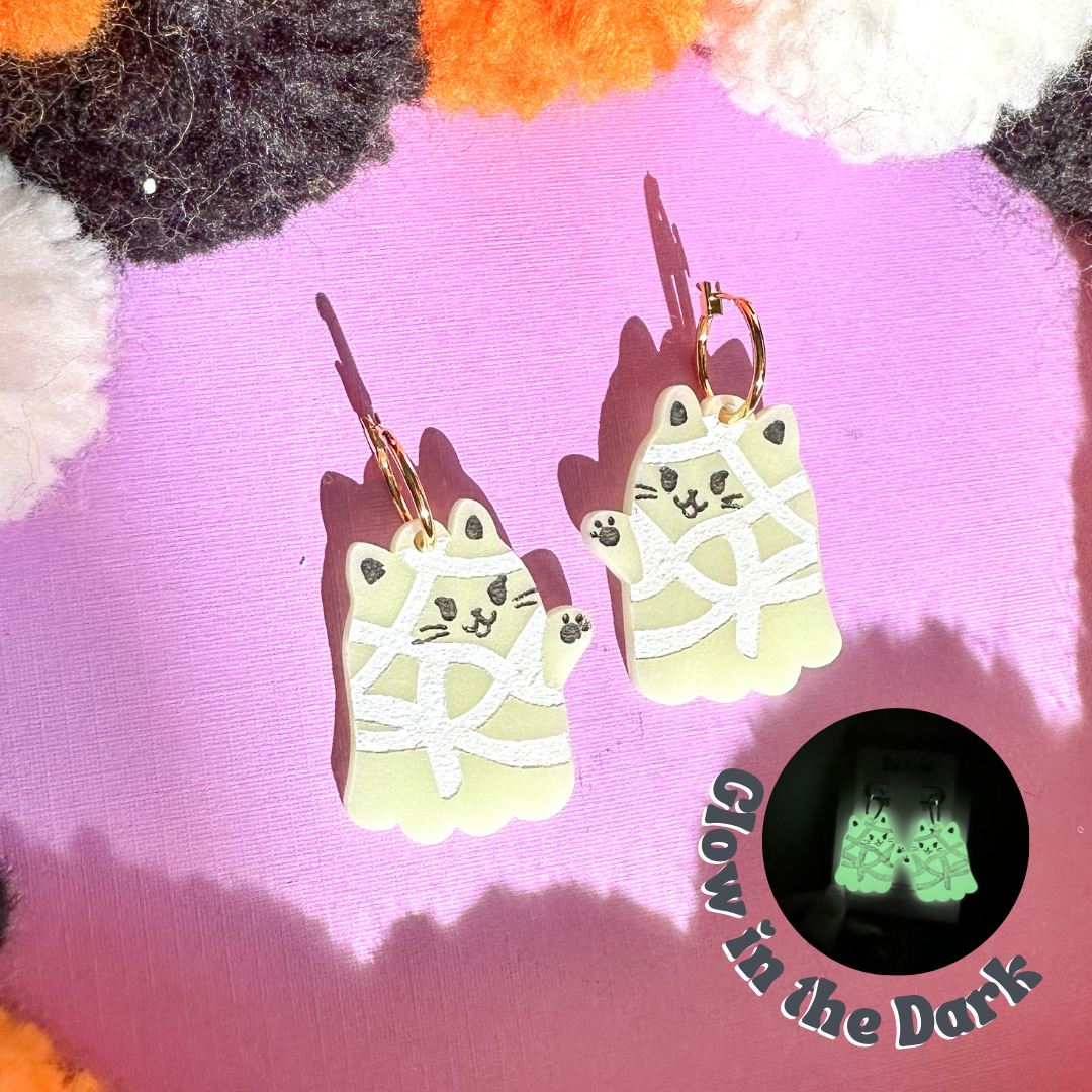Sunnie Creative - Mummy Glow in the Dark Cat