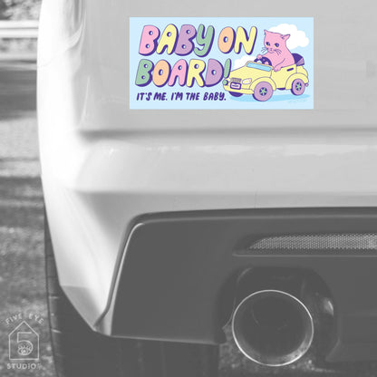 Baby on Board Bumper Sticker