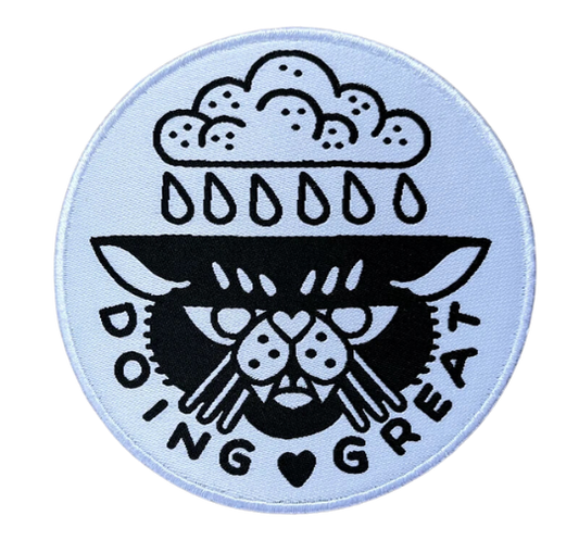 "Doing Great" cat patch