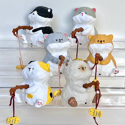 BCmini - 71322 Fishing Cat Family Blind Box-6