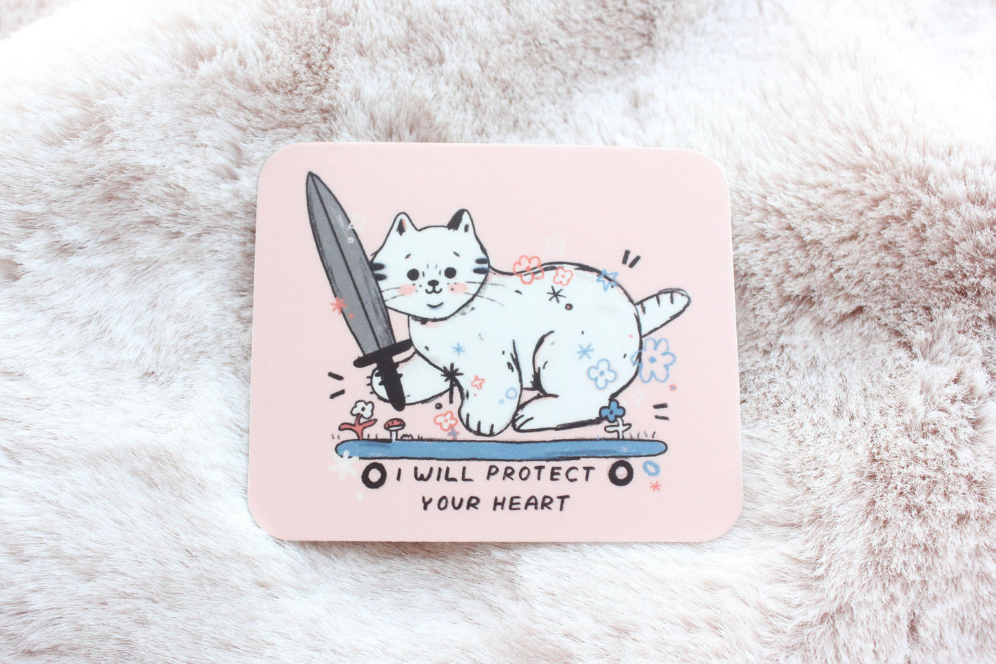 I Will Protect Your Heart Vinyl Sticker