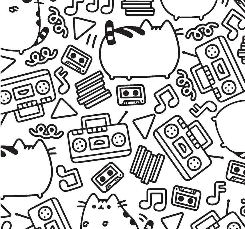 Simon & Schuster - Pusheen Coloring Book by Claire Belton