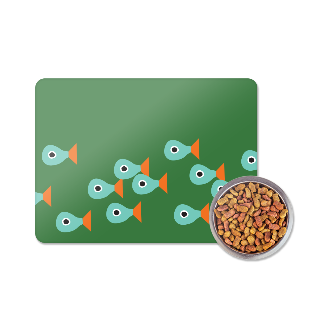 Fishies Pet Bowl Placemat