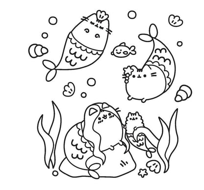 Simon & Schuster - Pusheen Coloring Book by Claire Belton
