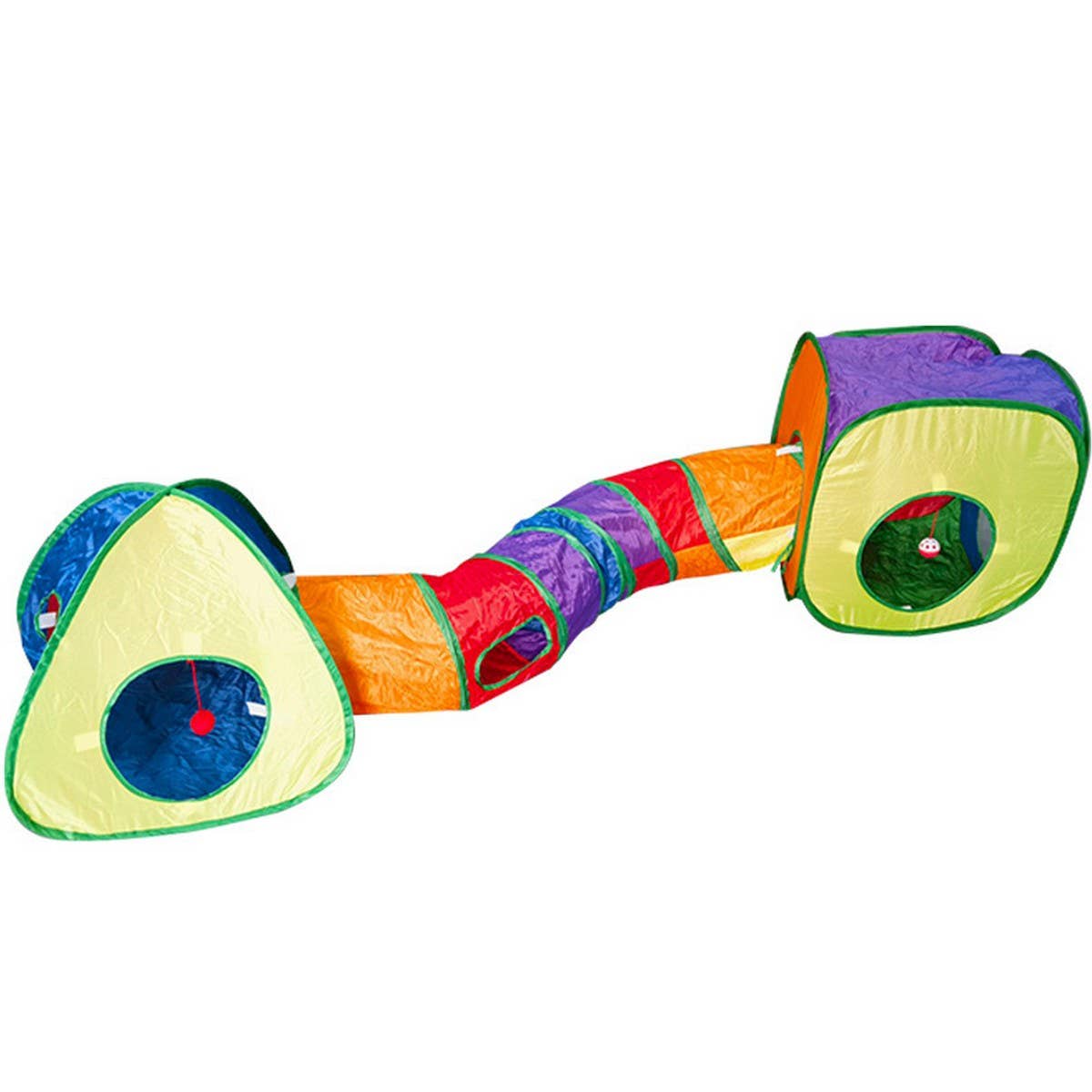 Cat Tunnel Rainbow Tent