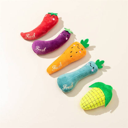 Cheerhunting - Moo - 5 pcs Vegetable Cat Toy Set