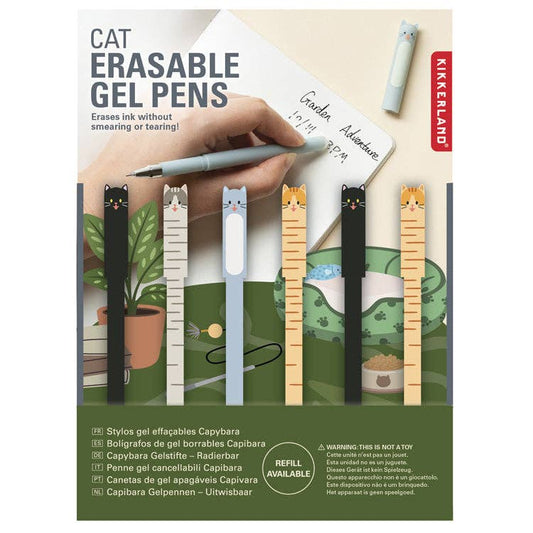 Cat Erasable Gel Pens