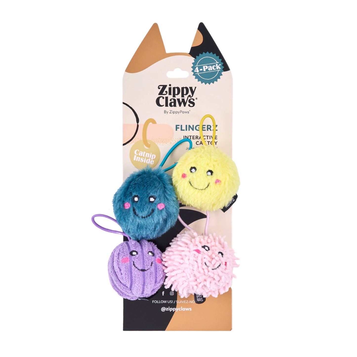 ZippyClaws 4-Pack - Flingerz PomPoms