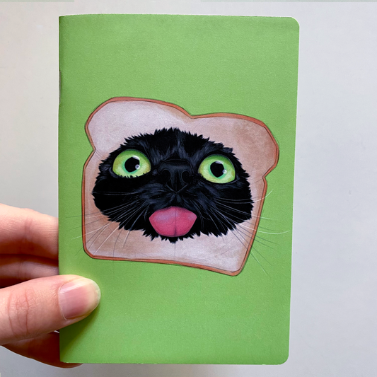 In-Bread Cat Pocket Notebook