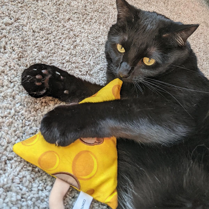 Get Cheezy Cheese & Mouse Refillable Cat Toy
