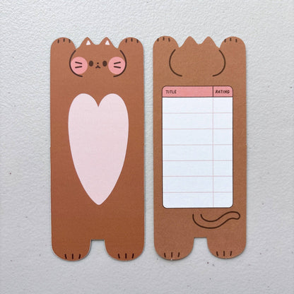 Cat Soft Matte Double Sided Bookmarks