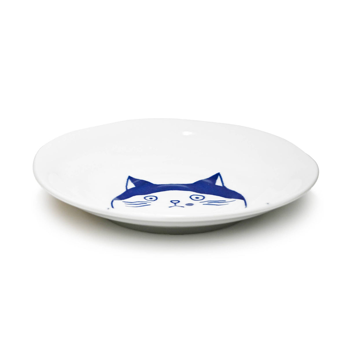 Shichita Japanese Ceramic Cat Plates