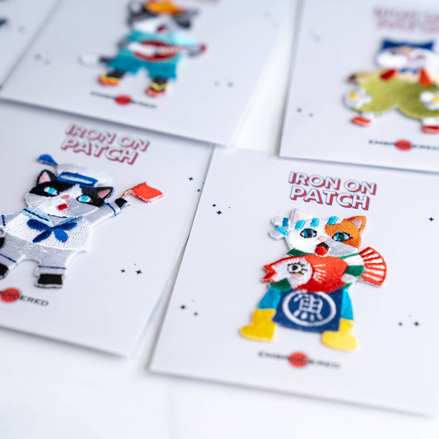 U PLUS INC - Cute Cat character Patches - Iron on Patch