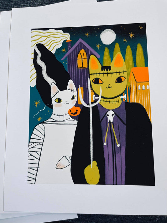 Halloween gothic 8x10 print