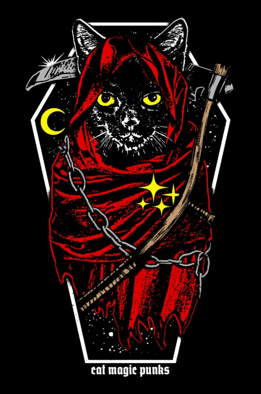 Don't Fur The Reaper print