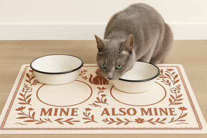 Smör & Sip Reversible Cat Placemat