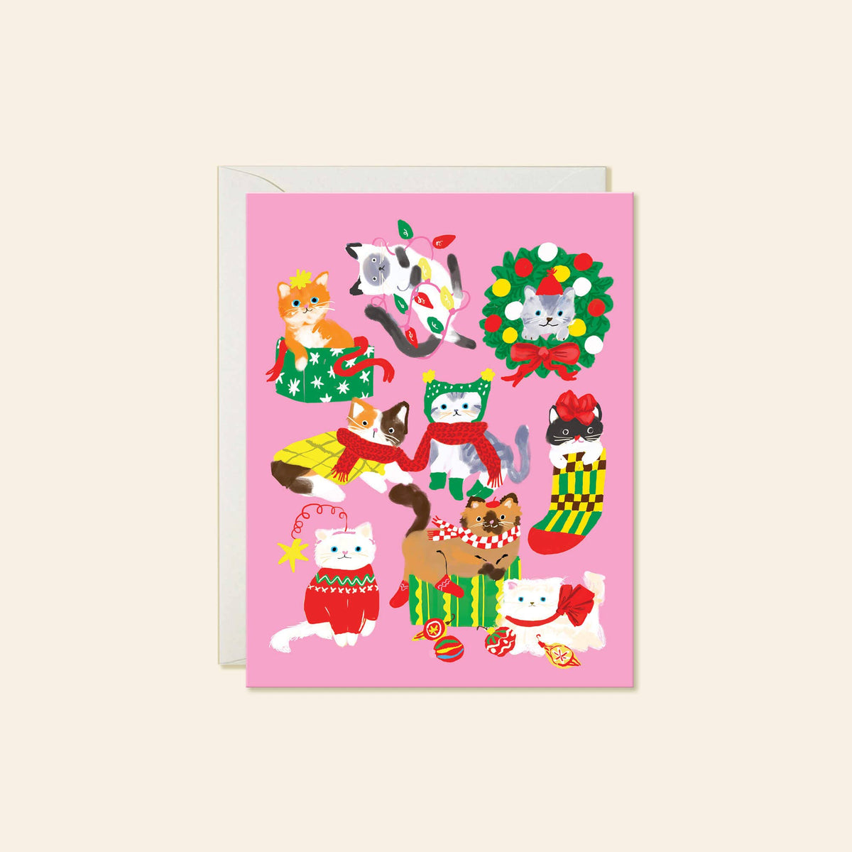 Whimsical Cat Lover Holiday