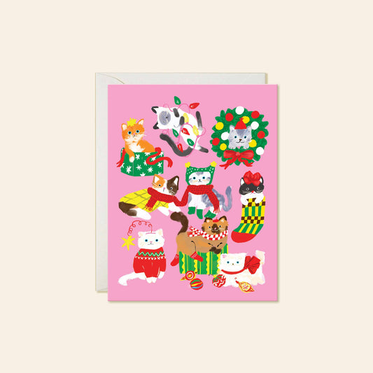 Whimsical Cat Lover Holiday