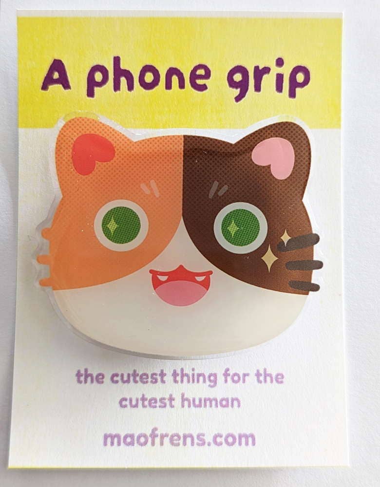 Phone Grip Calico Cat