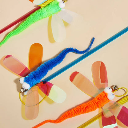 Cheerhunting - Moo - Dragonfly Cat Teaser Wand