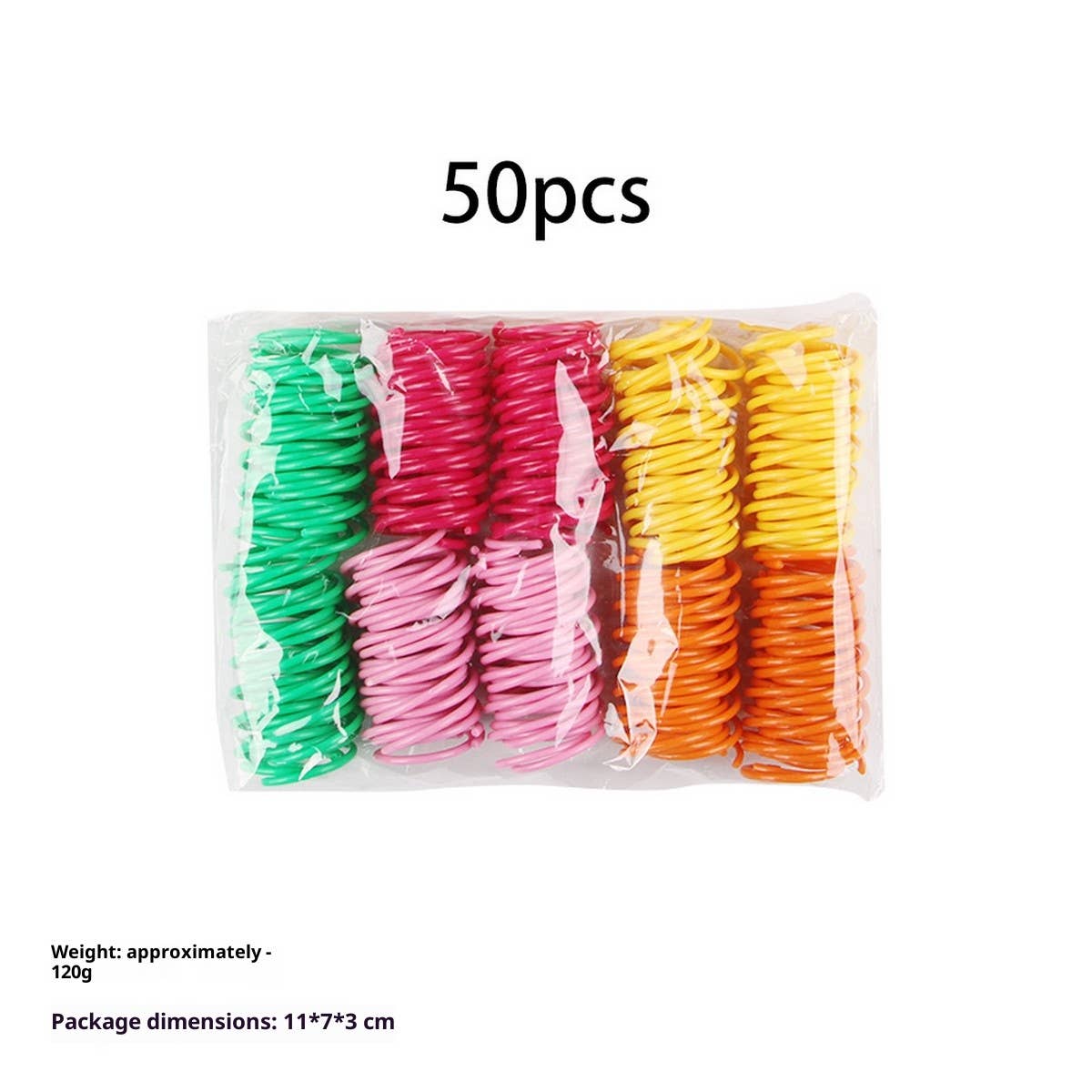 Colorful Cat Spring Toys - 50 pcs
