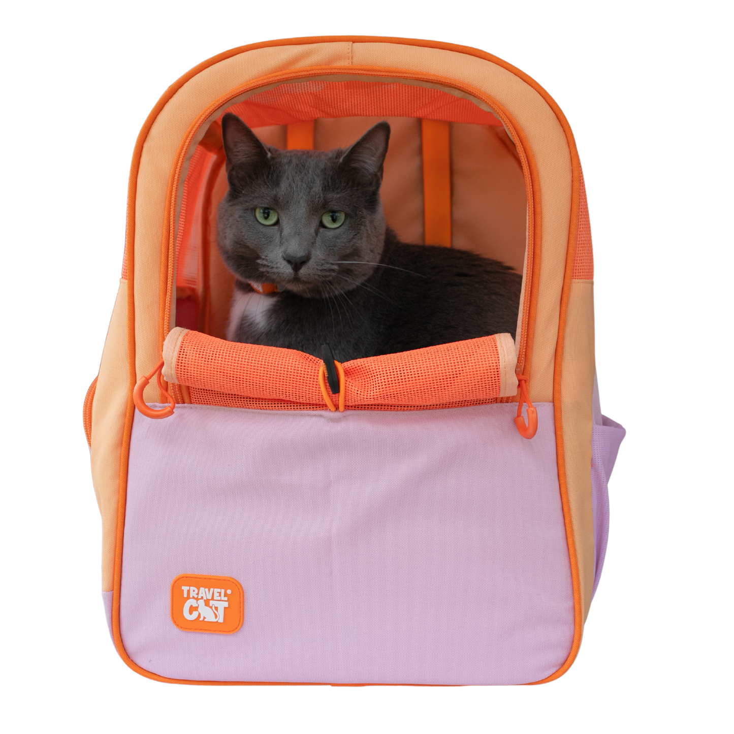 "The Explorer" Cat Backpack - Sunset Pink