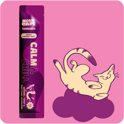 HOLY CAP Squeezees Calm & Chill Lickable Treats, 5pc