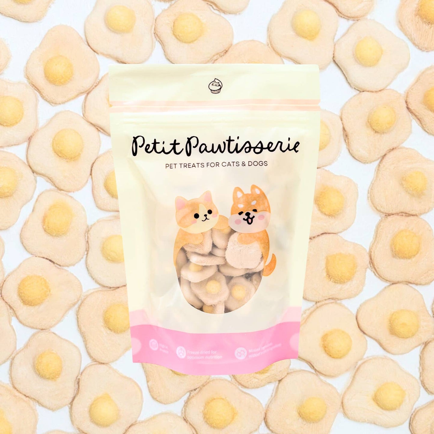 Freeze Dried Chicken Egg Treats for Cats & Dogs 50g