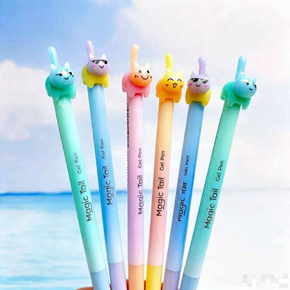 Cat Tail Colors Gel Pen